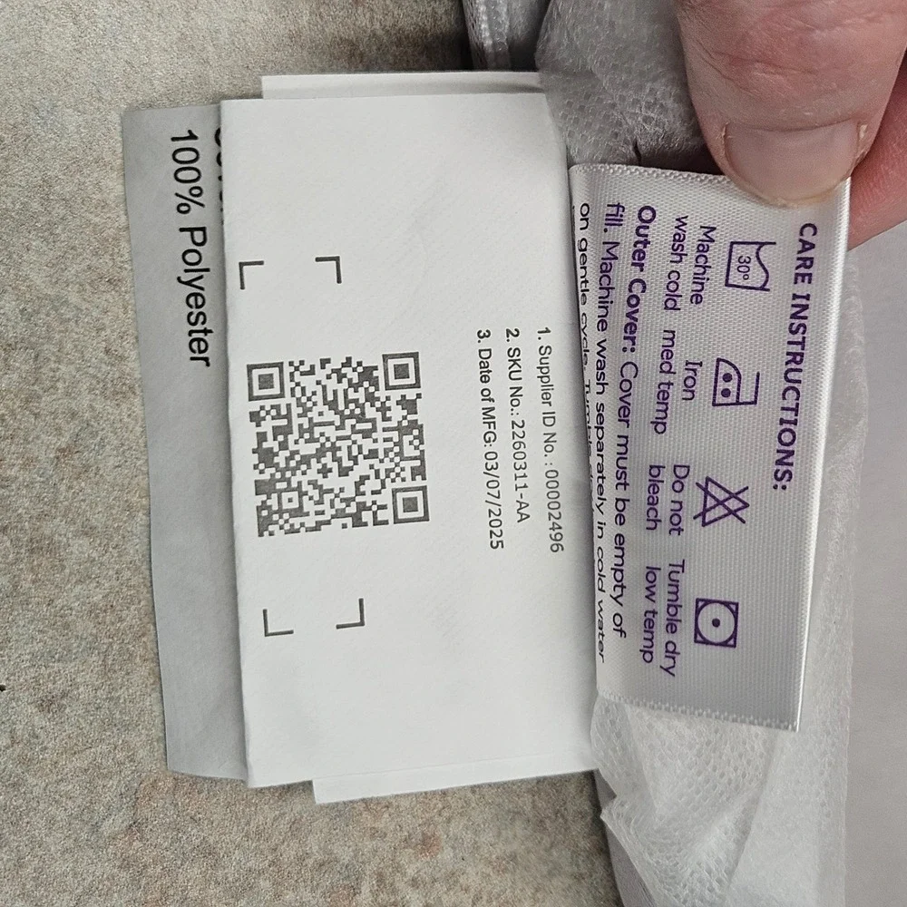 Purple Lumbar Pillow Cover Grayish Purple Zippered Replacement Bedding